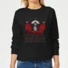 Universal Monsters Dracula Christmas Women's Christmas Jumper - Black -Fashion Clothing Shop 11919890 1064625266522437