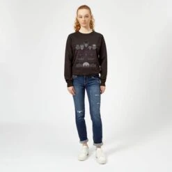 Universal Monsters I Prefer Halloween Women's Christmas Jumper - Black -Fashion Clothing Shop 11919902 2024625259569067