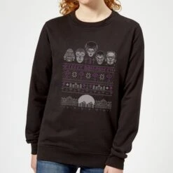Universal Monsters I Prefer Halloween Women's Christmas Jumper - Black