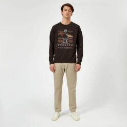 E.T. The Extra-Terrestrial Be Good Or No Presents Christmas Sweatshirt - Black 8 E.T. The Extra-Terrestrial Be Good Or No Presents Christmas Sweatshirt - Black -Fashion Clothing Shop 11920056 1184625293733610