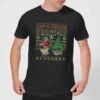 Cartoon Network Cow And Chicken Cow And Chicken Pattern Men's Christmas T-Shirt - Black -Fashion Clothing Shop 11927654 1284621404603912