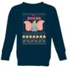 Disney Classic Dumbo Kids Christmas Jumper - Navy 1 Disney Classic Dumbo Kids Christmas Jumper - Navy -Fashion Clothing Shop 11928168 7894621629590271