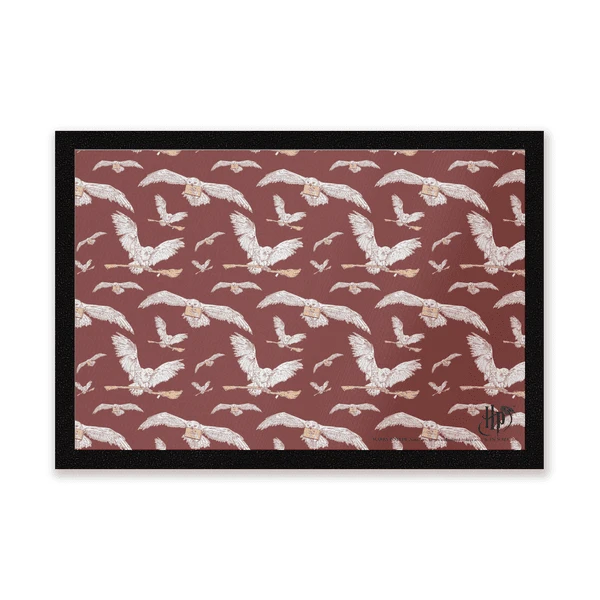 Harry Potter Hedwig Pattern Entrance Mat 3 Harry Potter Hedwig Pattern Entrance Mat