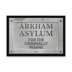 DC Comics Arkham Asylum Entrance Mat