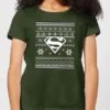 DC COMICS DC Superman Women's Christmas T-Shirt - Forest Green -Fashion Clothing Shop 11963620 1564627060171746