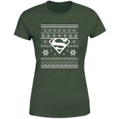 DC COMICS DC Superman Women's Christmas T-Shirt - Forest Green 11 DC COMICS DC Superman Women's Christmas T-Shirt - Forest Green -Fashion Clothing Shop 11963620 5444627060447353