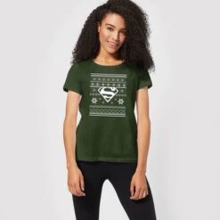 DC COMICS DC Superman Women's Christmas T-Shirt - Forest Green 9 DC COMICS DC Superman Women's Christmas T-Shirt - Forest Green -Fashion Clothing Shop 11963620 8344627060312383