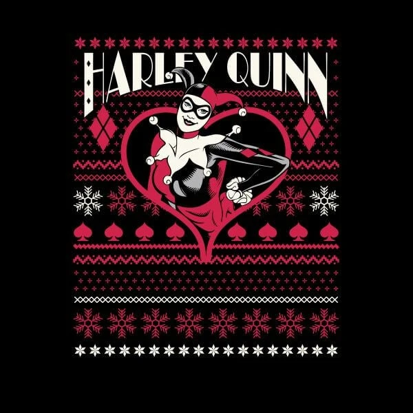 DC COMICS DC Harley Quinn Women's Christmas T-Shirt - Black 4 DC COMICS DC Harley Quinn Women's Christmas T-Shirt - Black - Image 2