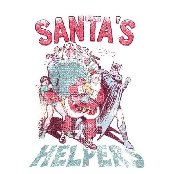 DC COMICS DC Santa's Helpers Women's Christmas T-Shirt - White 4 DC COMICS DC Santa's Helpers Women's Christmas T-Shirt - White - Image 2