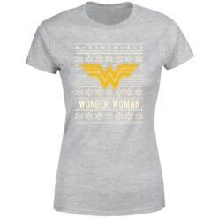 DC COMICS DC Wonder Woman Women's Christmas T-Shirt - Grey 11 DC COMICS DC Wonder Woman Women's Christmas T-Shirt - Grey -Fashion Clothing Shop 11964248 1304627068254625