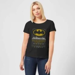 DC COMICS DC Seasons Greetings From Gotham Women's Christmas T-Shirt - Black 9 DC COMICS DC Seasons Greetings From Gotham Women's Christmas T-Shirt - Black -Fashion Clothing Shop 11964651 1104627065808047