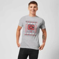 DC COMICS DC Cyborg Knit Men's Christmas T-Shirt - Grey 9 DC COMICS DC Cyborg Knit Men's Christmas T-Shirt - Grey -Fashion Clothing Shop 11969929 1924627082279064