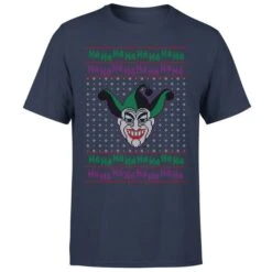 DC COMICS DC Joker Knit Men's Christmas T-Shirt - Navy 11 DC COMICS DC Joker Knit Men's Christmas T-Shirt - Navy -Fashion Clothing Shop 11970013 6664627087186998