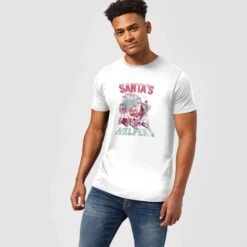 DC COMICS DC Santa's Helpers Men's Christmas T-Shirt - White -Fashion Clothing Shop 11970325 1804627066831194
