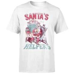 DC COMICS DC Santa's Helpers Men's Christmas T-Shirt - White -Fashion Clothing Shop 11970325 7104627066928769