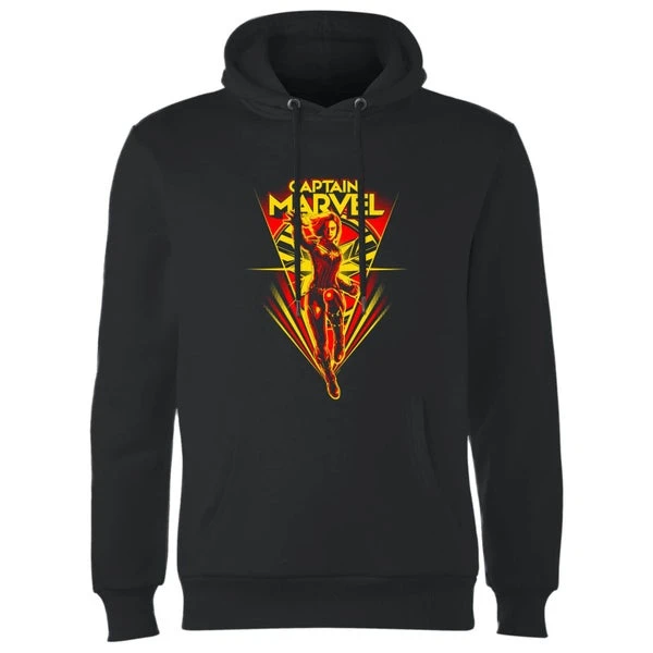 Captain Marvel Freefall Hoodie - Black 6 Captain Marvel Freefall Hoodie - Black - Image 4