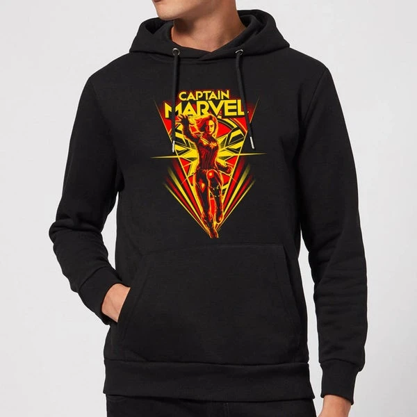 Captain Marvel Freefall Hoodie - Black 3 Captain Marvel Freefall Hoodie - Black