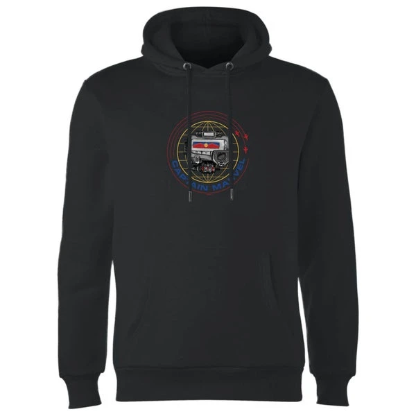 Captain Marvel Pager Hoodie - Black 6 Captain Marvel Pager Hoodie - Black - Image 4