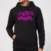 Captain Marvel Spray Text Hoodie - Black 2 Captain Marvel Spray Text Hoodie - Black -Fashion Clothing Shop 12027190 1214644222517797