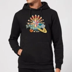 Captain Marvel Star Power Hoodie - Black