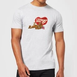 Scooby-Doo Scooby Doo It's No Mystery I Love You Men's T-Shirt - Grey