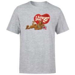 Scooby-Doo Scooby Doo It's No Mystery I Love You Men's T-Shirt - Grey -Fashion Clothing Shop 12035437 9564646525999883