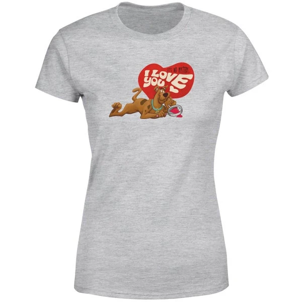 Scooby-Doo Scooby Doo It's No Mystery I Love You Women's T-Shirt - Grey 7 Scooby-Doo Scooby Doo It's No Mystery I Love You Women's T-Shirt - Grey - Image 5