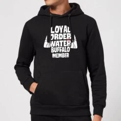 The Flintstones Loyal Order Of Water Buffalo Member Hoodie - Black
