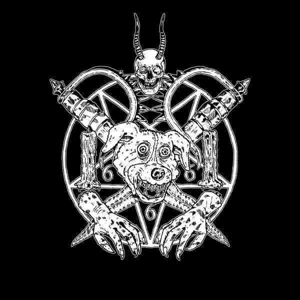 Mr Pickles Pentogram Drawn Dog Head Hoodie - Black 4 Mr Pickles Pentogram Drawn Dog Head Hoodie - Black - Image 2