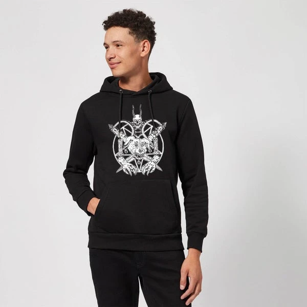 Mr Pickles Pentogram Drawn Dog Head Hoodie - Black 5 Mr Pickles Pentogram Drawn Dog Head Hoodie - Black - Image 3