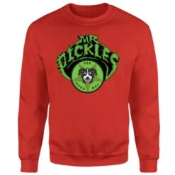 Mr Pickles Logo Sweatshirt - Red 9 Mr Pickles Logo Sweatshirt - Red -Fashion Clothing Shop 12048714 1234650462643929