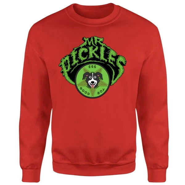 Mr Pickles Logo Sweatshirt - Red 6 Mr Pickles Logo Sweatshirt - Red - Image 4