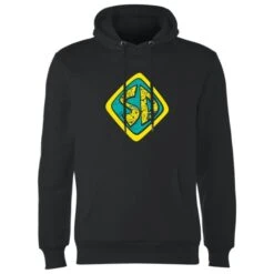 Scooby-Doo Scooby Doo Emblem Hoodie - Black -Fashion Clothing Shop 12049336 1384651496464332