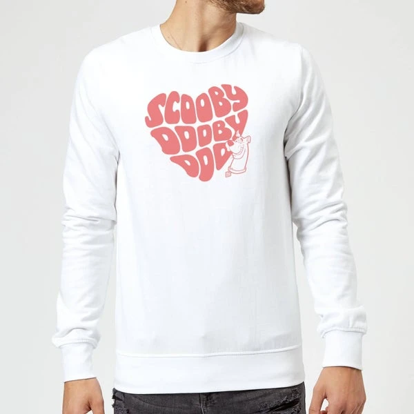Scooby-Doo Scooby Doo I Ruv You Sweatshirt - White 3 Scooby-Doo Scooby Doo I Ruv You Sweatshirt - White