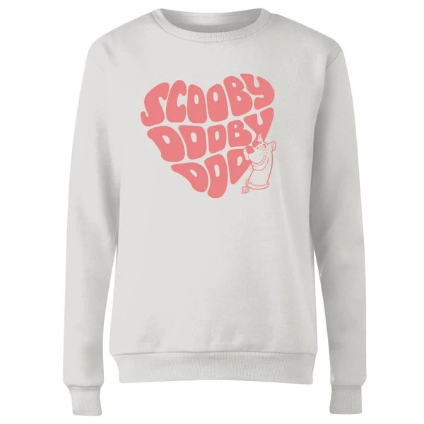 Scooby-Doo Scooby Doo I Ruv You Women's Sweatshirt - White 6 Scooby-Doo Scooby Doo I Ruv You Women's Sweatshirt - White - Image 4