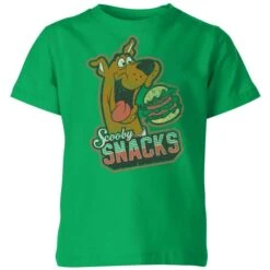 Scooby-Doo Scooby Doo Scooby Snacks Kids' T-Shirt - Kelly Green
