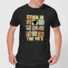 Cartoon Network Stuck In The 90s Men's T-Shirt - Black