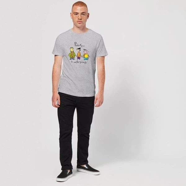 Ed, Edd N Eddy Puberty Is Unforgiving Men's T-Shirt - Grey 5 Ed, Edd N Eddy Puberty Is Unforgiving Men's T-Shirt - Grey - Image 3