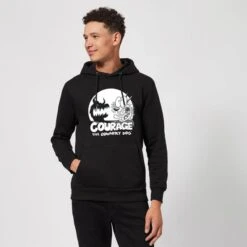 Cartoon Network Courage The Cowardly Dog Spotlight Hoodie - Black -Fashion Clothing Shop 12056179 9614653782981352