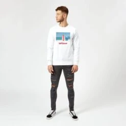 Disney Lilo And Stitch Surf Beach Sweatshirt - White -Fashion Clothing Shop 12057406 1704658974052631