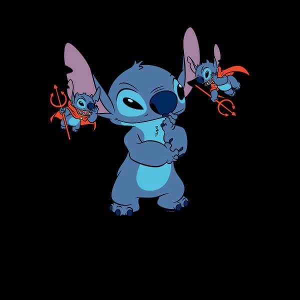 Disney Lilo And Stitch Little Devils Women's Sweatshirt - Black 4 Disney Lilo And Stitch Little Devils Women's Sweatshirt - Black - Image 2