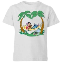 Disney Lilo And Stitch Play Some Music Kids' T-Shirt - Grey