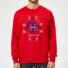 Harry Potter Christmas Sweater Christmas Jumper - Red -Fashion Clothing Shop 12064848 1554657725250320