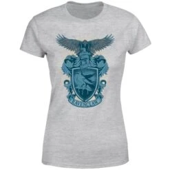 Harry Potter Ravenclaw Drawn Crest Women's T-Shirt - Grey 11 Harry Potter Ravenclaw Drawn Crest Women's T-Shirt - Grey -Fashion Clothing Shop 12066937 3534657701385608