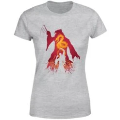 Harry Potter Dumbledore Voldemort Women's T-Shirt - Grey -Fashion Clothing Shop 12067115 1054657967452050