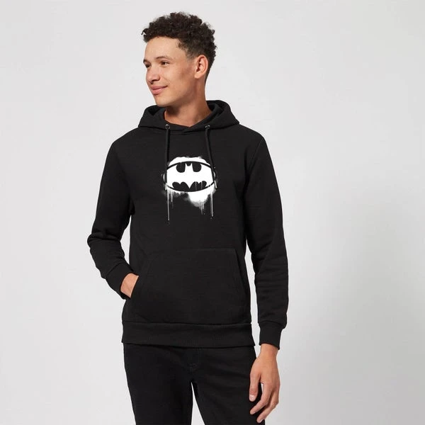 DC COMICS Justice League Graffiti Batman Hoodie - Black 5 DC COMICS Justice League Graffiti Batman Hoodie - Black - Image 3