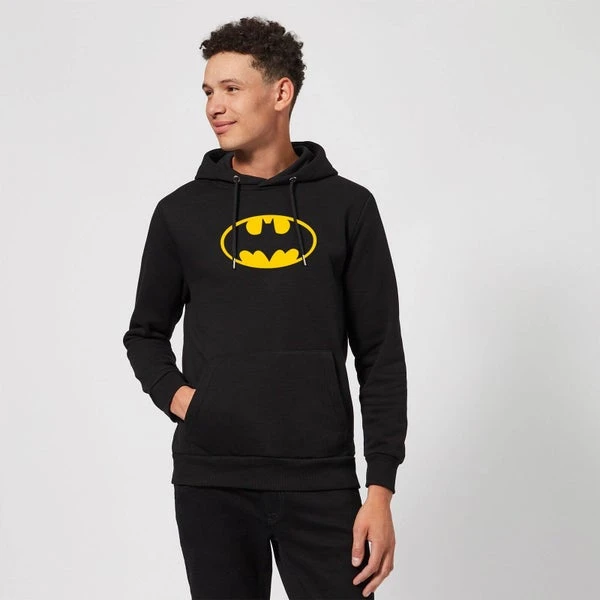 DC COMICS Justice League Batman Logo Hoodie - Black 5 DC COMICS Justice League Batman Logo Hoodie - Black - Image 3