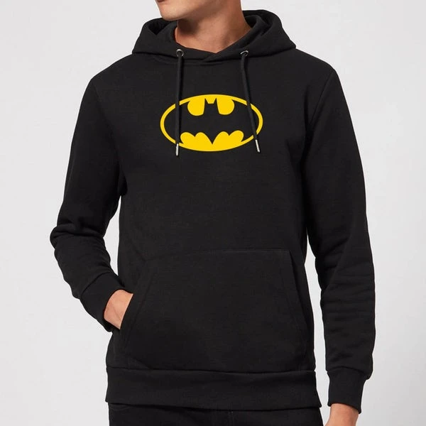 DC COMICS Justice League Batman Logo Hoodie - Black 3 DC COMICS Justice League Batman Logo Hoodie - Black