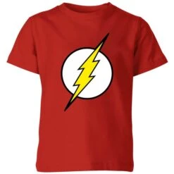 DC COMICS Justice League Flash Logo Kids' T-Shirt - Red