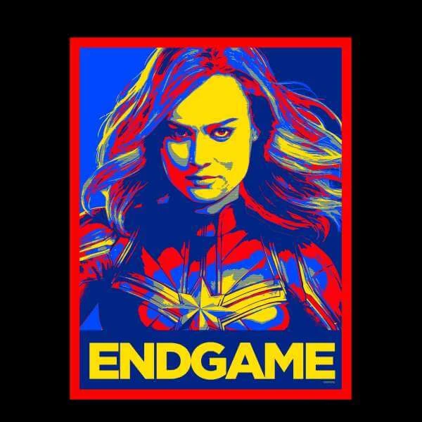 Avengers Endgame Captain Marvel Poster Hoodie - Black 4 Avengers Endgame Captain Marvel Poster Hoodie - Black - Image 2